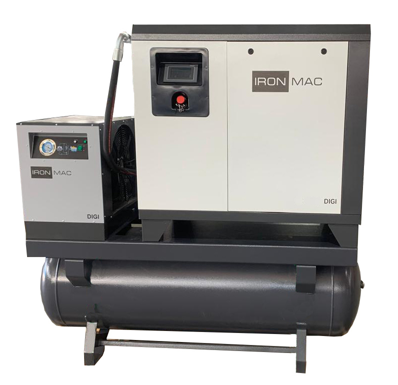 Винтовой компрессор IRONMAC IC 20/10 DIGI WiFi DF 500L